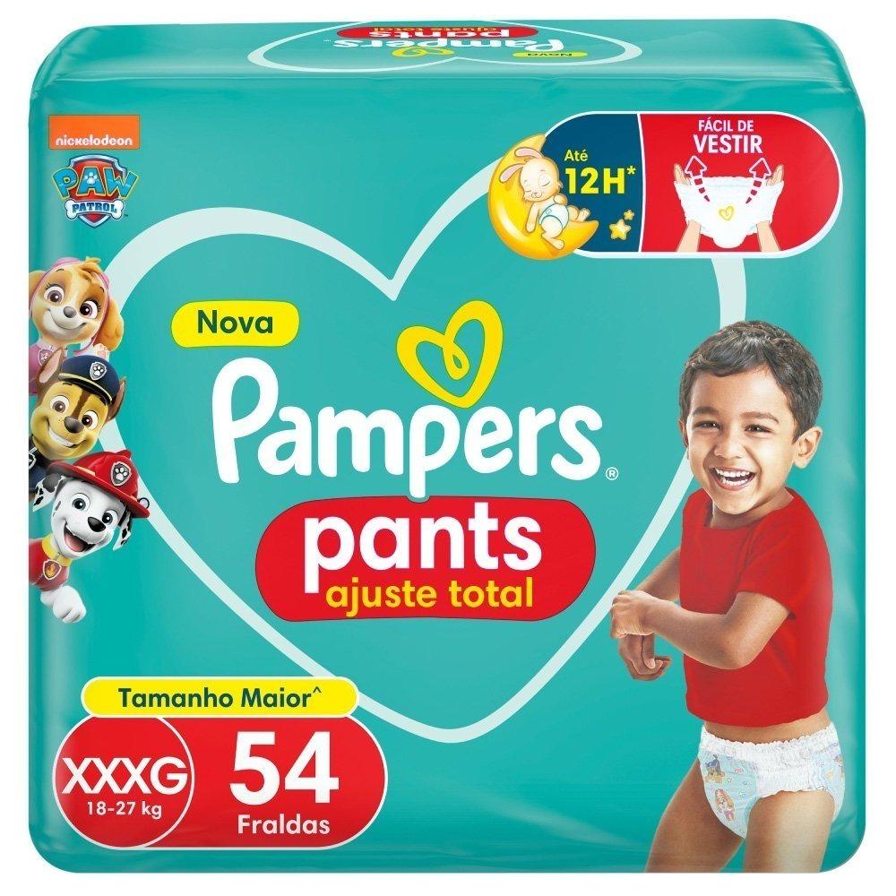 Fralda Pampers Pants Bag Xxxg 54 Unidades - 1