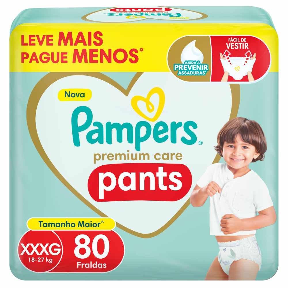 Fralda Pampers Premium Care Pants Xxxg 80 Unidades - 1