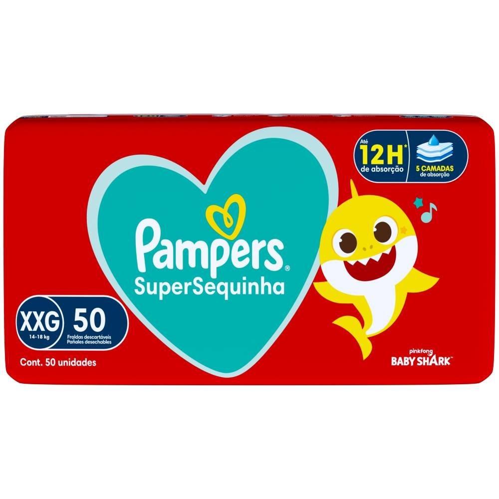 Fralda Pampers Supersequinha Xxg Com 50 Unidades - 1