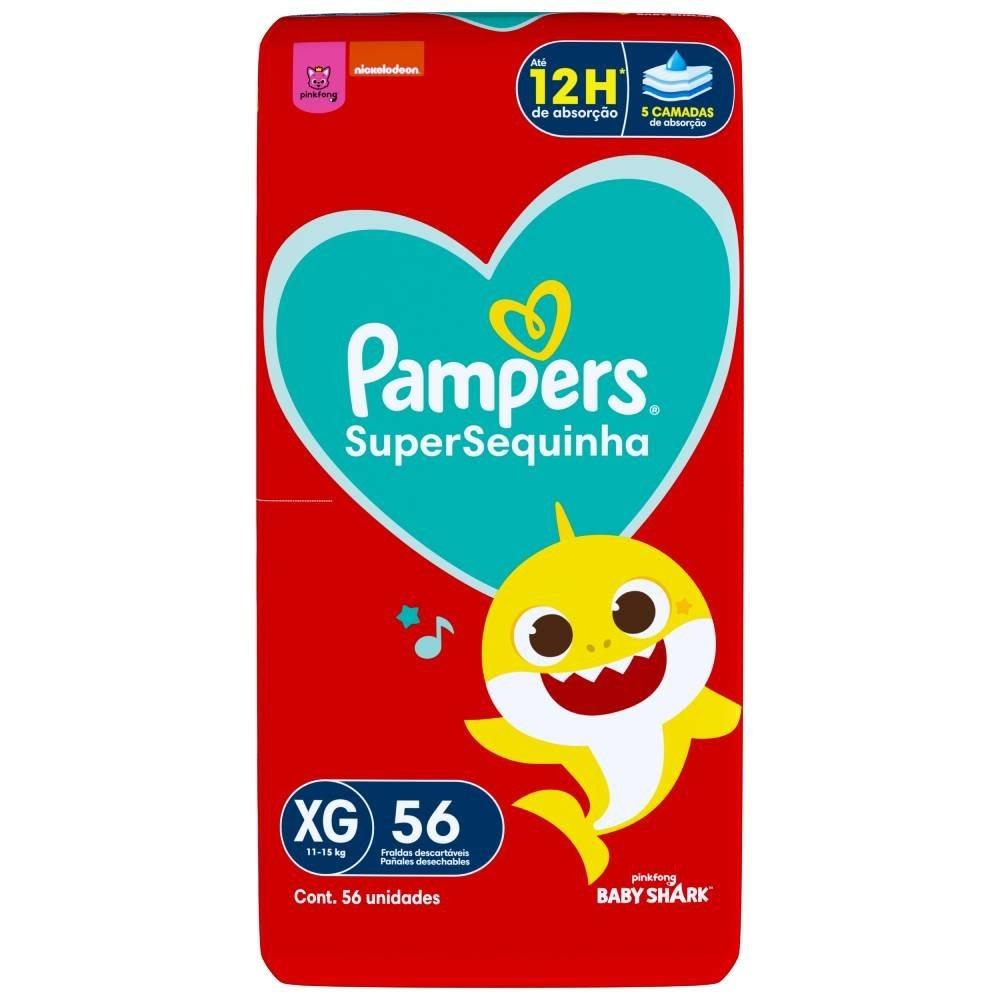 Fralda Pampers Supersequinha Xg Com 56 Unidades - 2