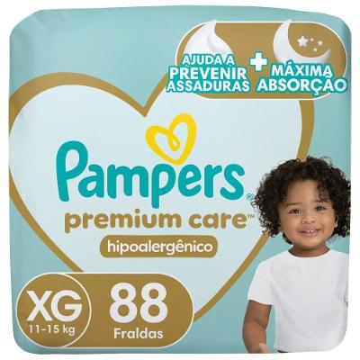 Fralda Pampers Premium Care Xg 88 Unidades