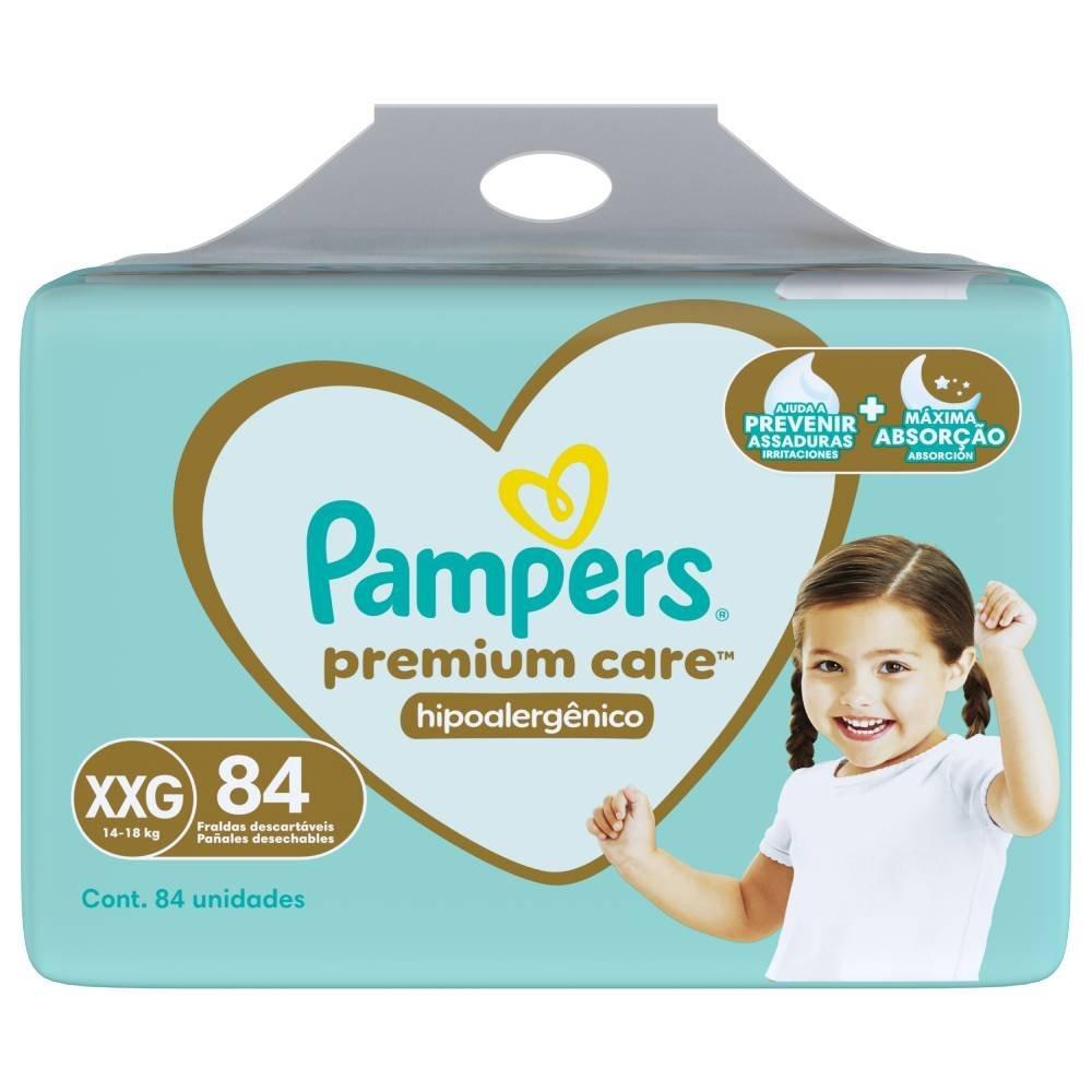 Fralda Pampers Premium Care Max Xxg Com 84 Unidades - 1