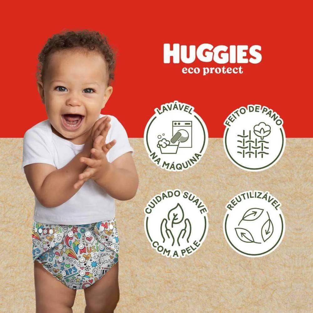 Fralda Reutilizável Huggies Eco Protect 4 Unidades - 3