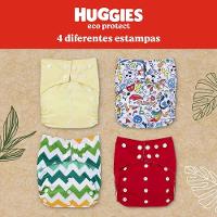 Fralda Reutilizável Huggies Eco Protect 4 Unidades - 2