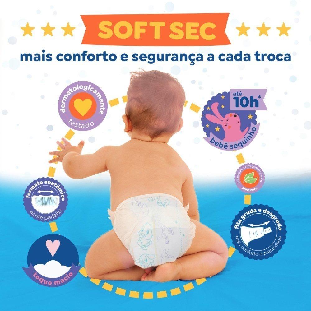 Fralda Panvel Baby Soft Sec M Com 70 Unidades - 3