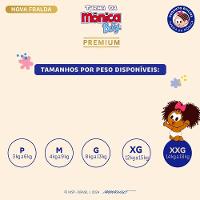 Fralda Turma Mônica Baby Premium Tamanho Xxg Com 22 Unidades - 4