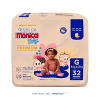 Fralda Turma Mônica Baby Premium Tamanho G Com 32 Unidades - 2