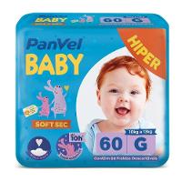 Fralda Panvel Baby Soft Sec G Com 60 Unidades - 1