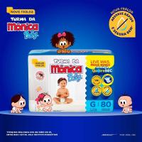 Fralda Turma Mônica Baby Giga G 80 Unidades - 2