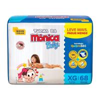 Fralda Turma Mônica Baby Giga Xg Com 68 Unidades - 1