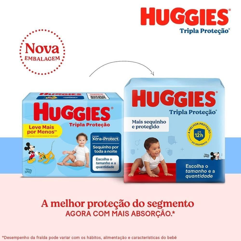 Fralda Huggies Tripla Proteção Hiper M Com 92 Unidades - 2