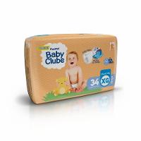 Fralda Panvel Baby Clube Mega Xg Com 34 Unidades - 1