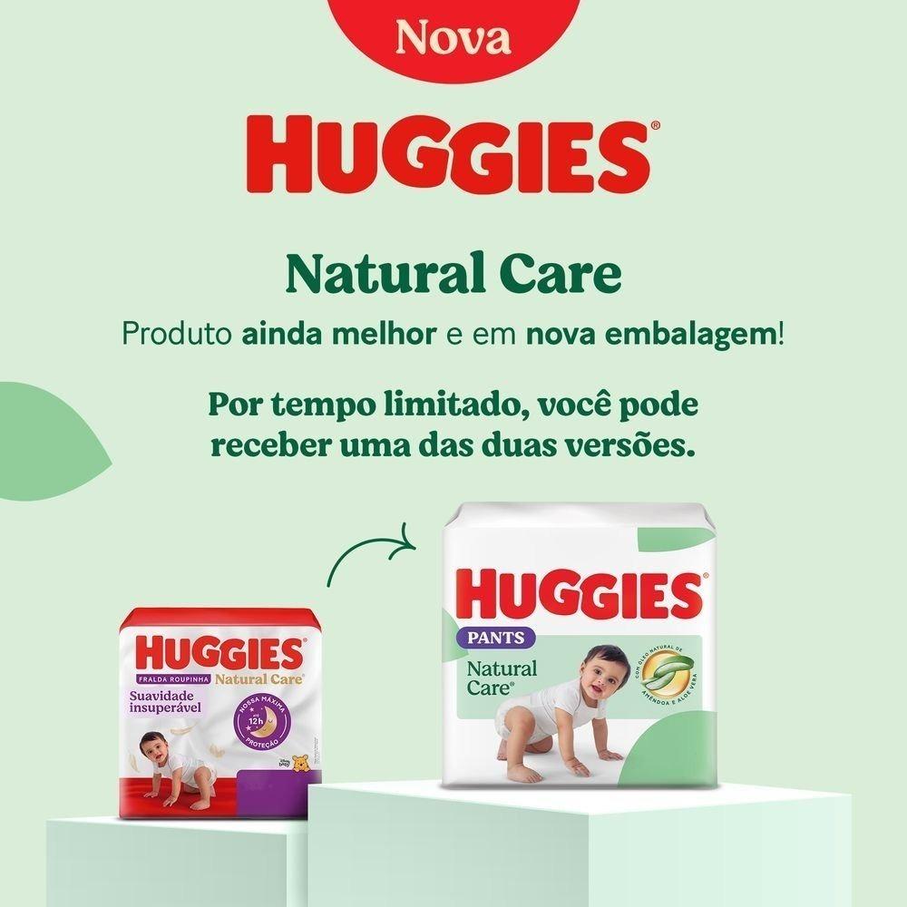Fralda Huggies Pants Premium Natural Care Xg Com 56 Unidades - 2