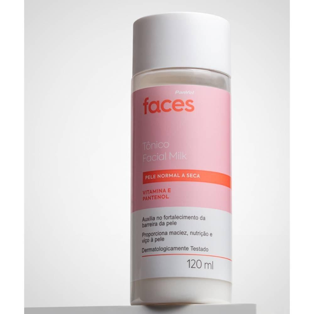 Tônico Facial Milk Pele Normal A Seca Panvel Faces 120ml - 2