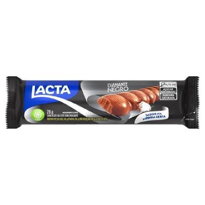 Chocolate Ao Leite Lacta Diamante Negro 28g