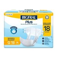 Fralda Adulto Bigfral Regular Plus Econônica G 18 Unidades - 2