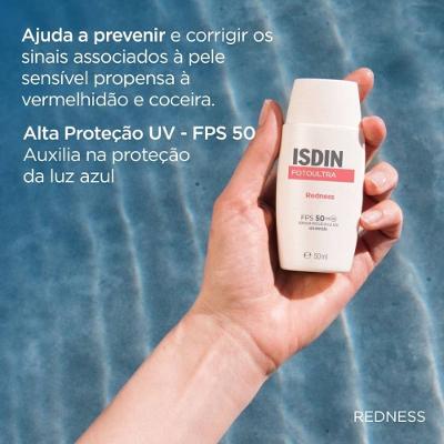 Protetor Solar Facial Isdin Fotoultra Redness Fps50 50ml