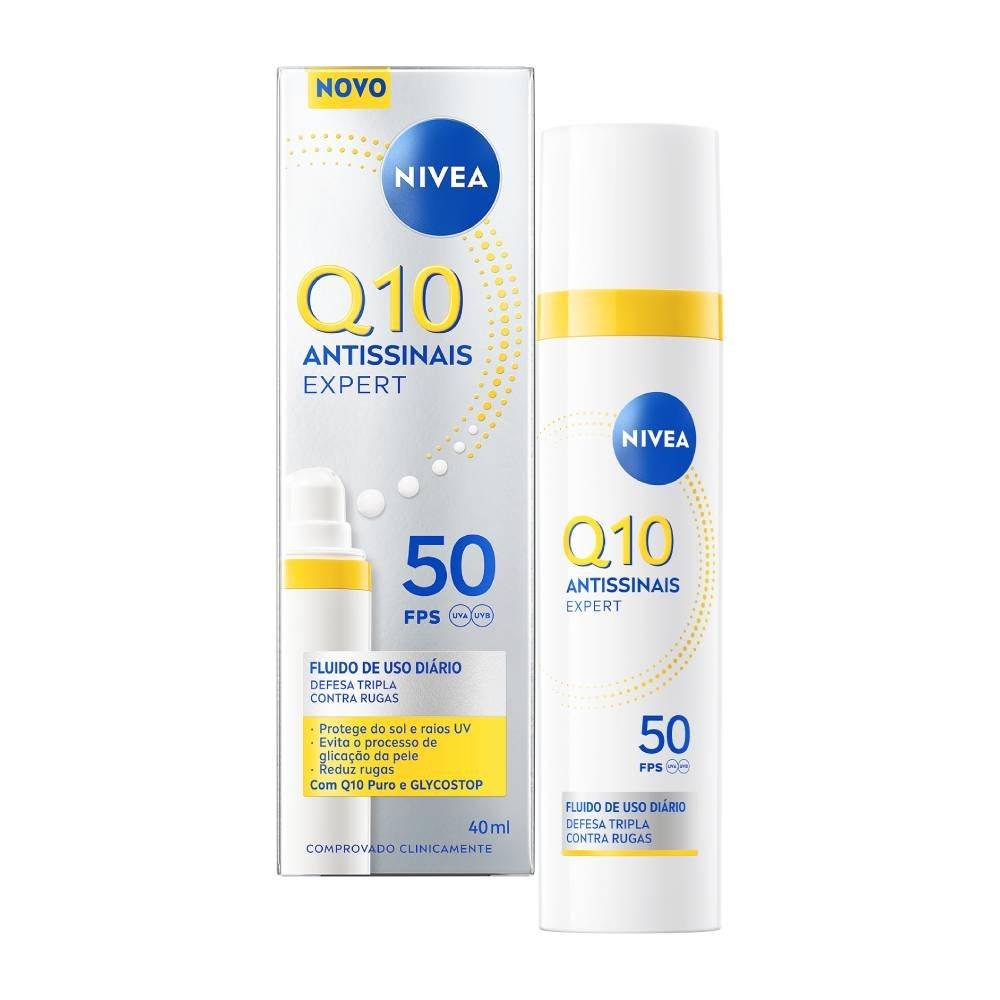 Fluido Diário Nivea Q10 Antissinais Fps50 40ml - 2