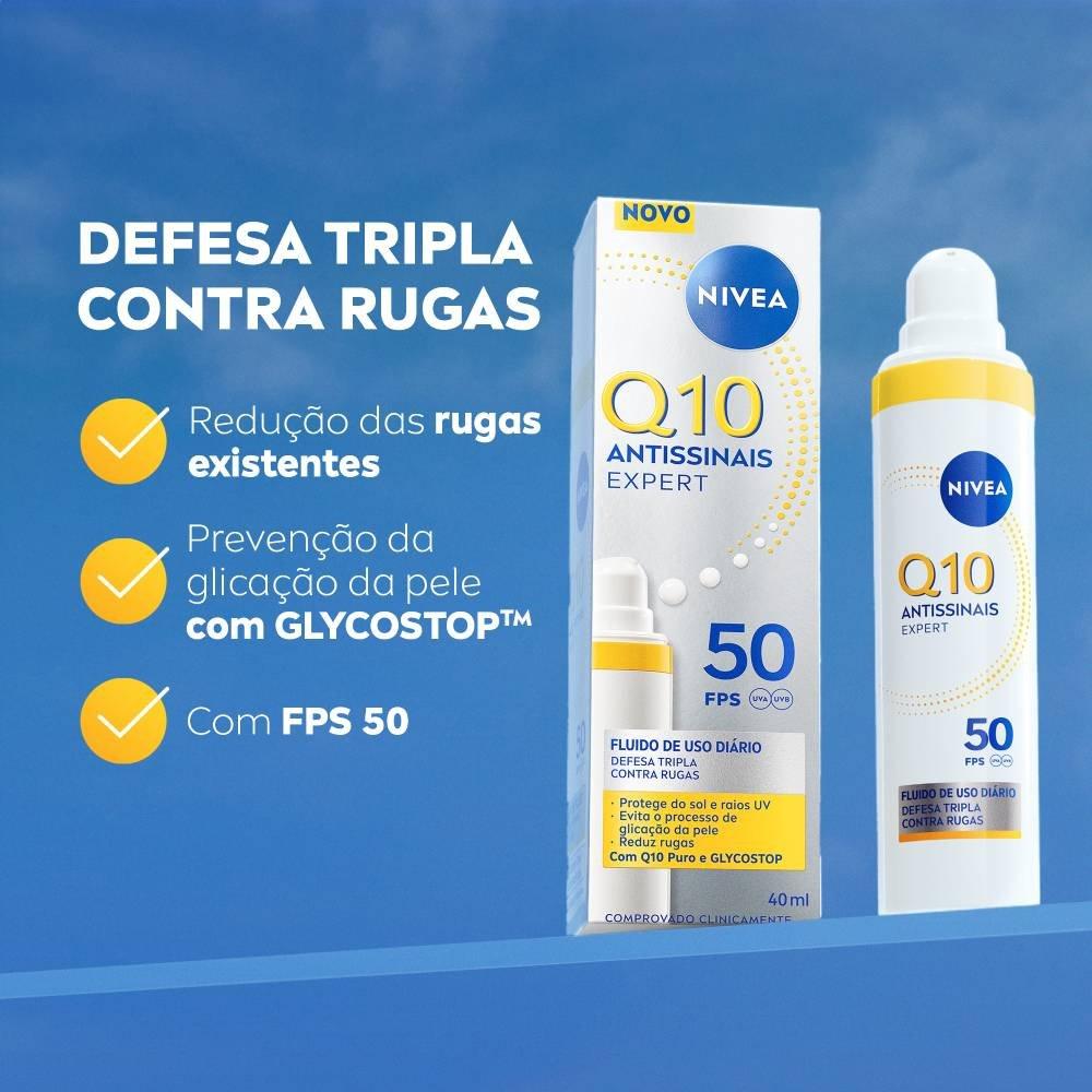 Fluido Diário Nivea Q10 Antissinais Fps50 40ml - 3