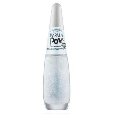 Esmalte Top Coat Impala Maria Nicolly Pov Glitter Girls Night 7,5ml