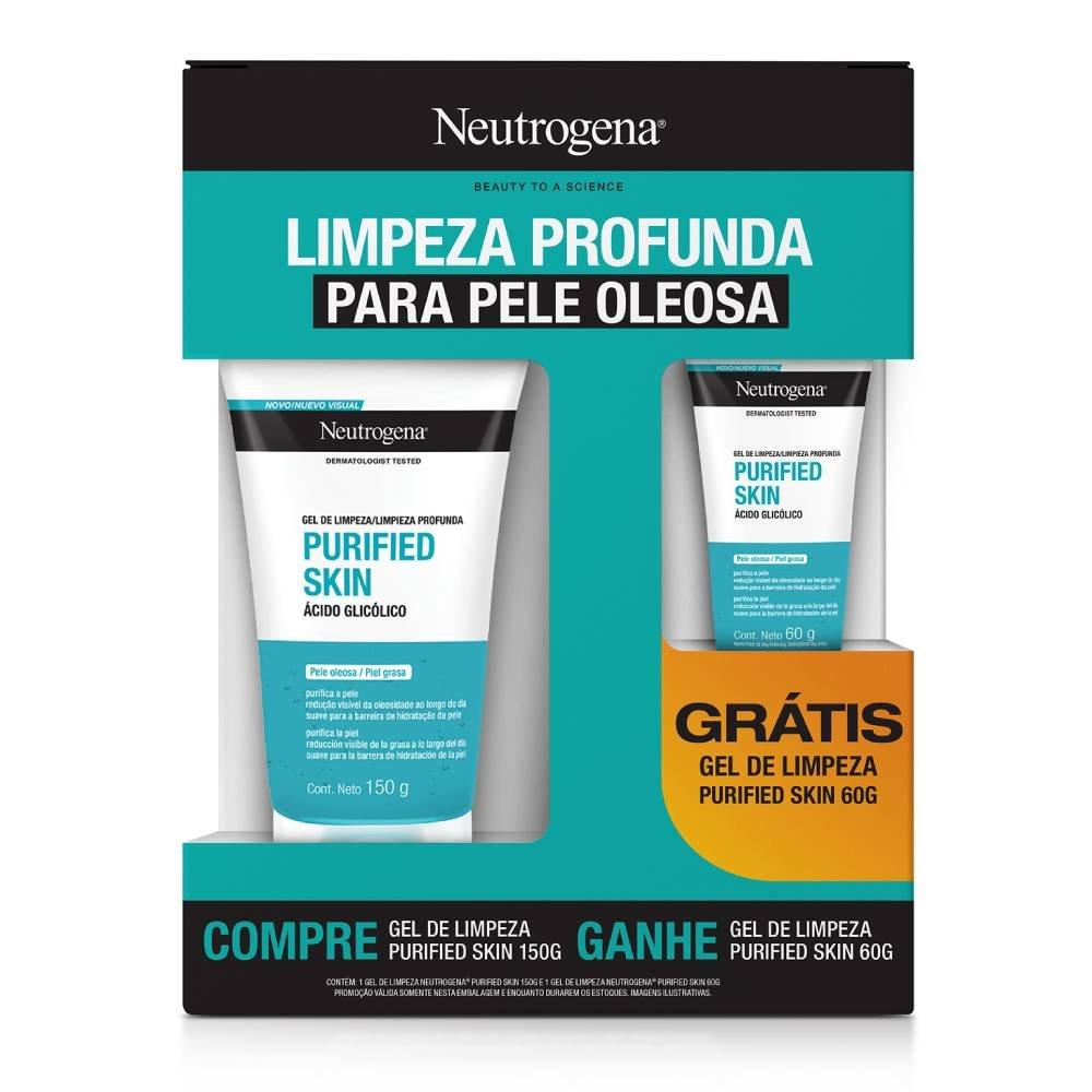 Kit Neutrogena Purified Skin Gel De Limpeza Facial 150g + 60g - 2