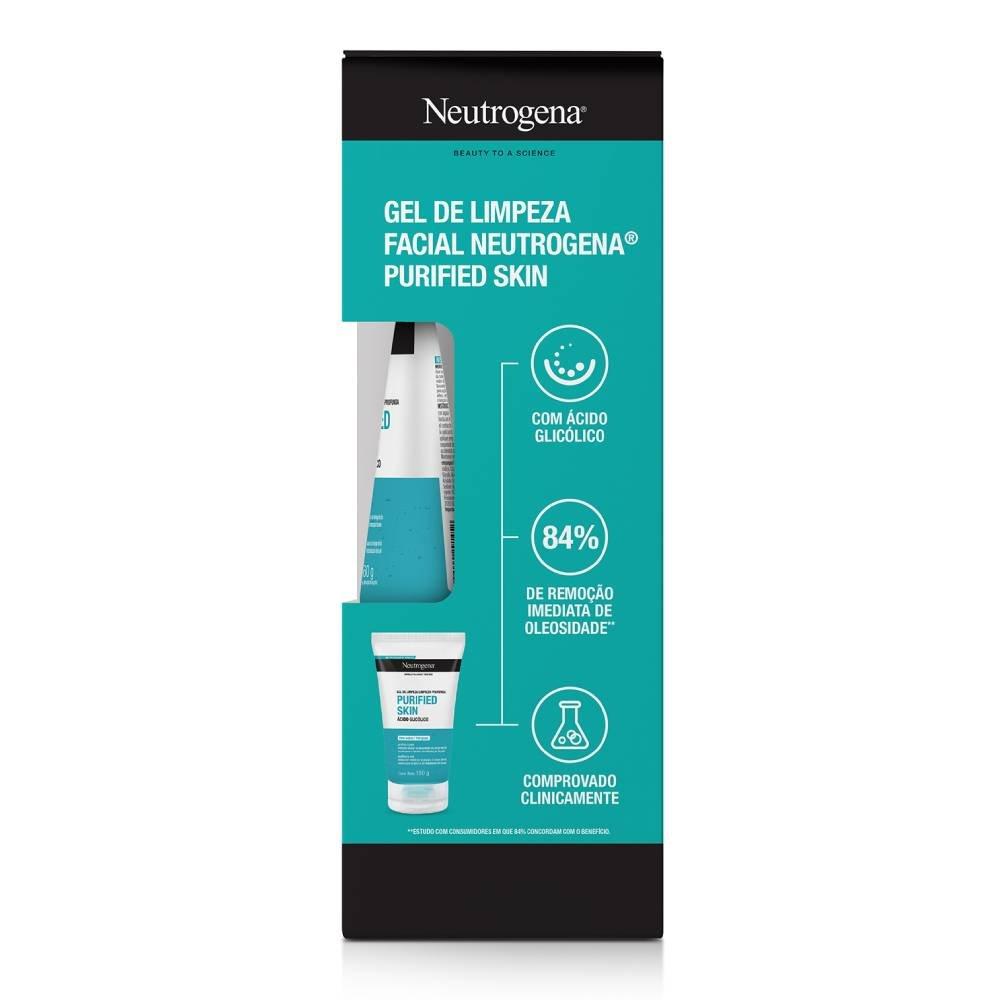 Kit Neutrogena Purified Skin Gel De Limpeza Facial 150g + 60g - 4