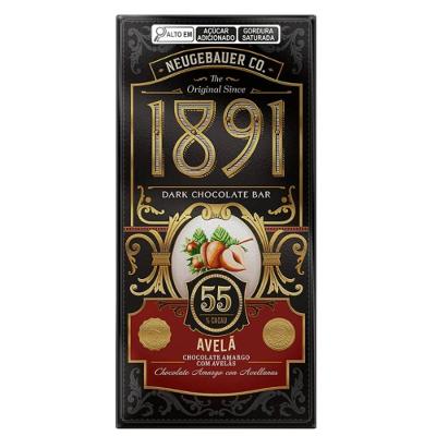 Chocolate Barra Neugebauer 1891 Supreme 55% Cacau Avelã 45g