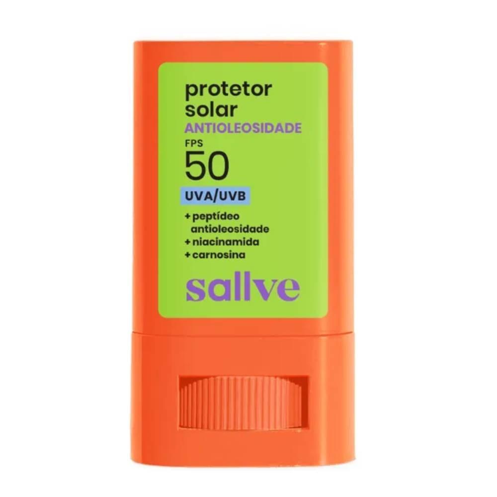 Protetor Solar Facial Sallve Bastão Antioleosidade Fps50 15g - 1