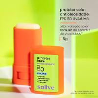 Protetor Solar Facial Sallve Bastão Antioleosidade Fps50 15g - 3