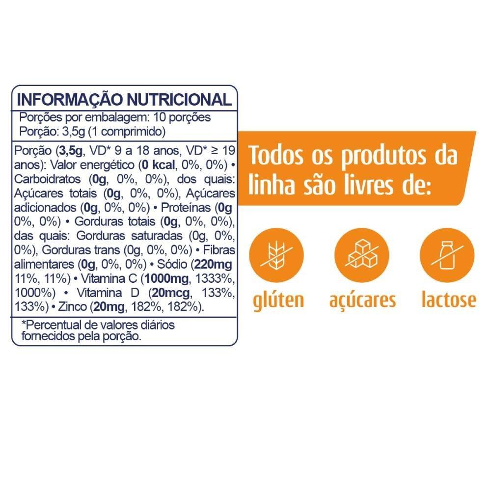 Vitamina C 1g Tripla Acao Panvel Vita 10 Comprimidos Efervescentes - 3