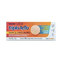 Vitamina C 1g Tripla Acao Panvel Vita 10 Comprimidos Efervescentes - 1