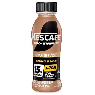 Suplemento Alimentar Líquido Nescafé Pro-energy Cappuccino Clássico 270ml