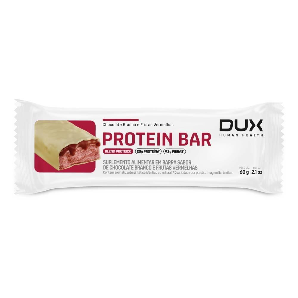 Barra De Proteína Dux Chocolate Branco E Frutas Vermelhas 60g - 1