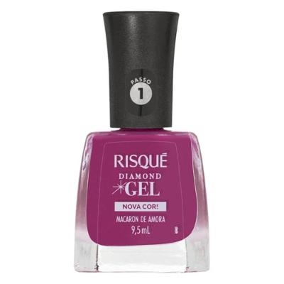 Esmalte Risqué Diamond Gel Macaron De Amora Cremoso 9,5ml