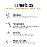 Vitamina C Efervescente 1g Tripla Ação Panvel Vita 30 Comprimidos Efervescentes - 2