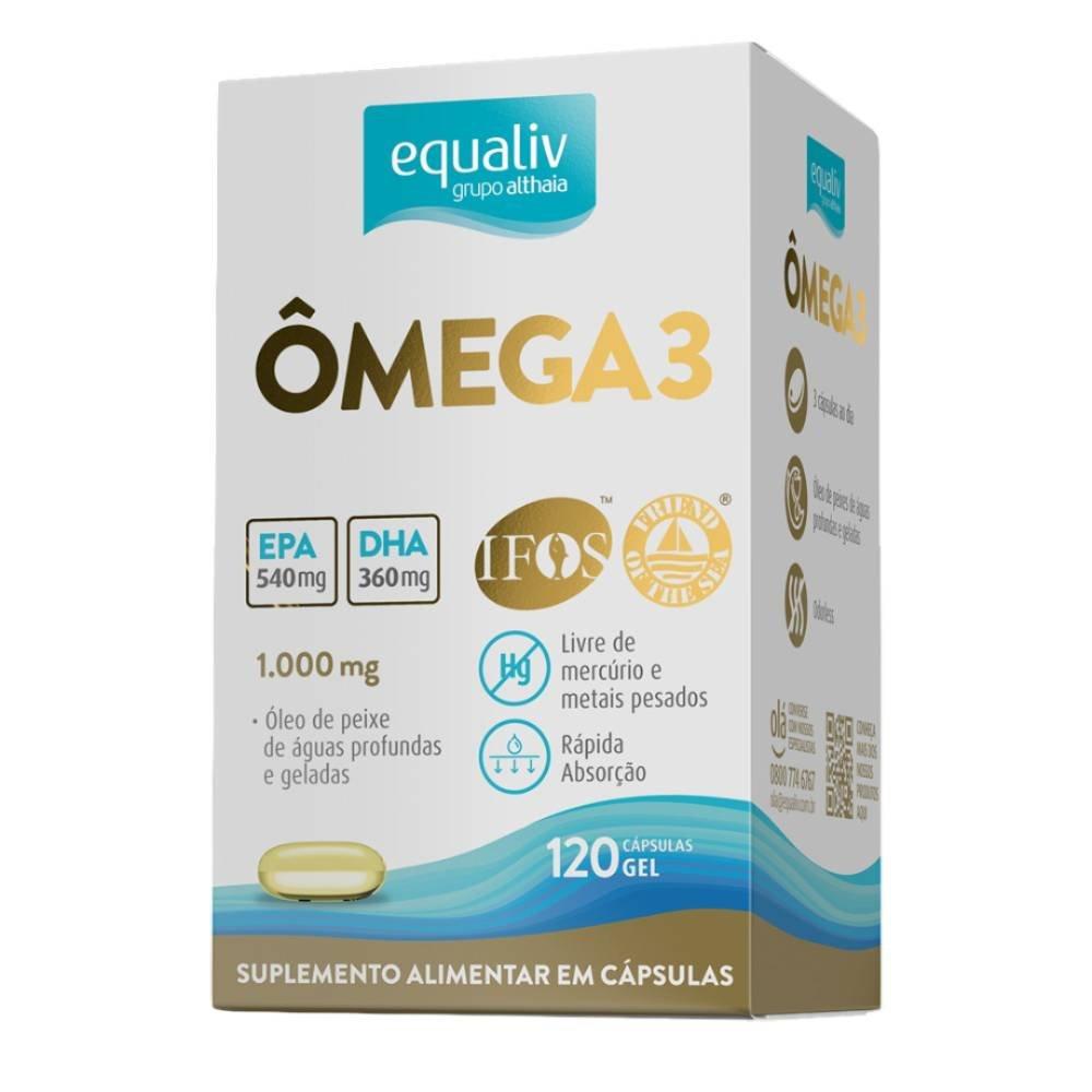 Ômega 3 Equaliv 120 Cápsulas - 1