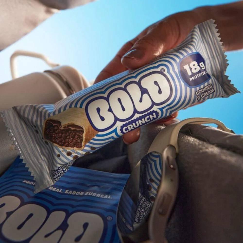 Barra De Proteína Bold Crunch Cookies & Cream 60g - 3