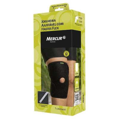 Joelheira Mercur Com Hastes Ajustável Flex