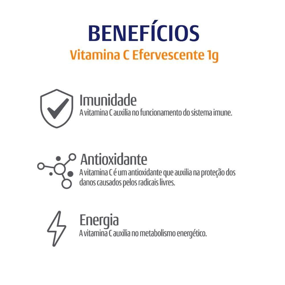 Vitamina C 1g Panvel Vita 30 Comprimidos Efervescentes - 2