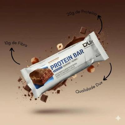 Barra De Proteína Dux Nutrition Chocolate E Avelã 60g