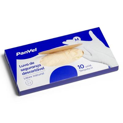 Luva Latex Panvel Tamanho M 10 Unidades