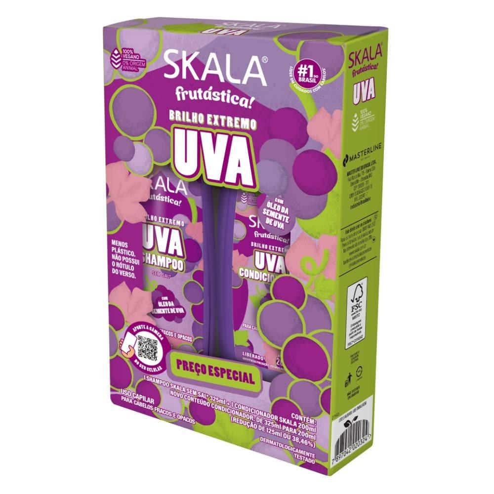 Kit Skala Uva Shampoo 325ml + Condicionador 200ml - 2