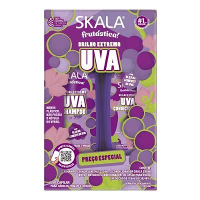 Kit Skala Uva Shampoo 325ml + Condicionador 200ml