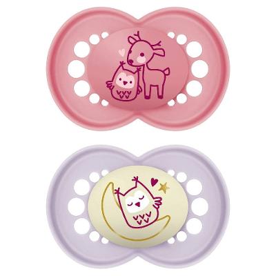 Chupeta Mam Original Daynight 16+ Meses Rosa 2 Unidades