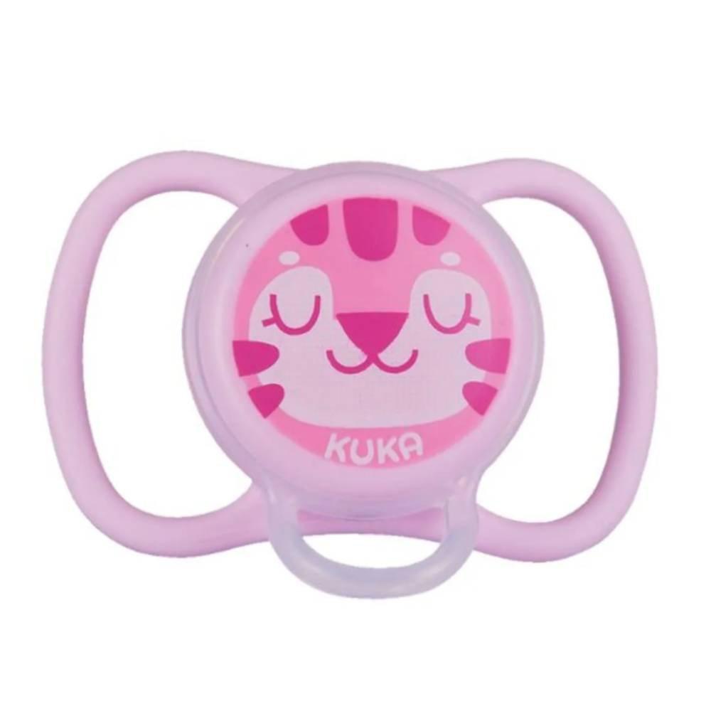 Chupeta Kuka Fresh Rosa 6 Meses + Com 1 Unidade - 1