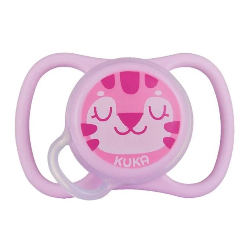 Chupeta Kuka Fresh Rosa 6 Meses + Com 1 Unidade - 2