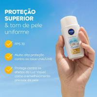 Protetor Solar Facial Nivea Ultra Light Fluido Diário Cor Clara Fps70 40ml - 4