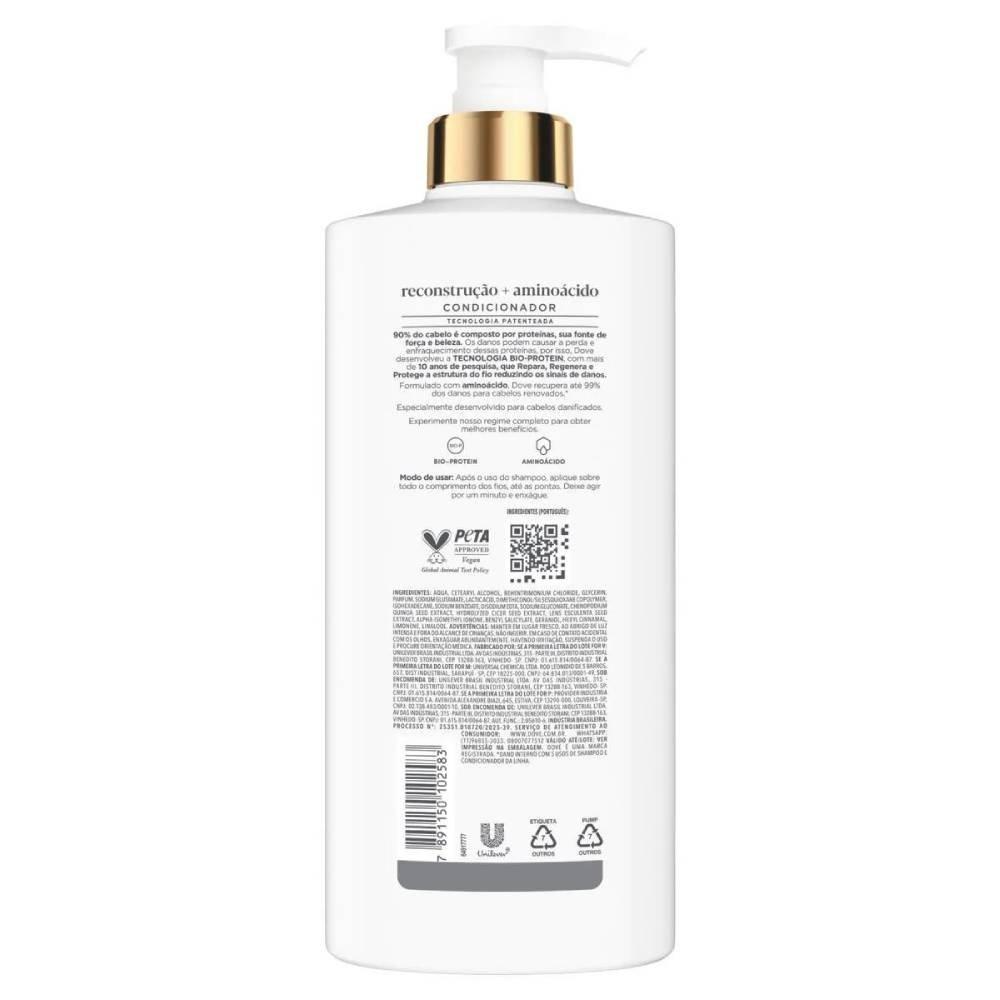 Condicionador Dove Reconstrução + Aminoácido Expert Em Danos 600ml - 3