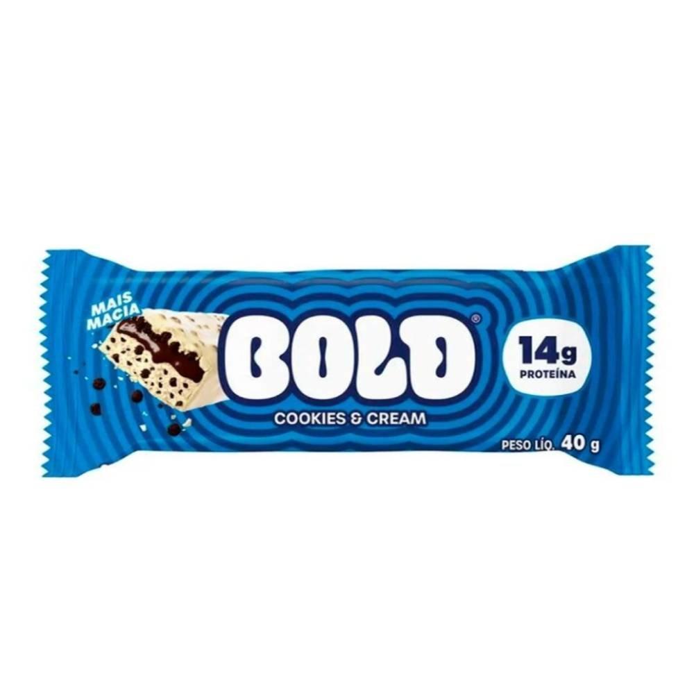 Barra De Proteína Bold Cookies & Cream 40g - 1