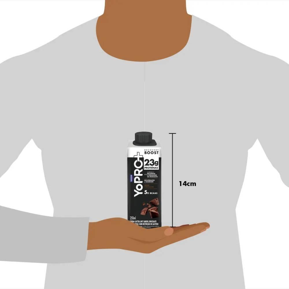 Bebida Láctea Yopro Chocolate 23g Proteína + 5g Bcaas 250ml - 4